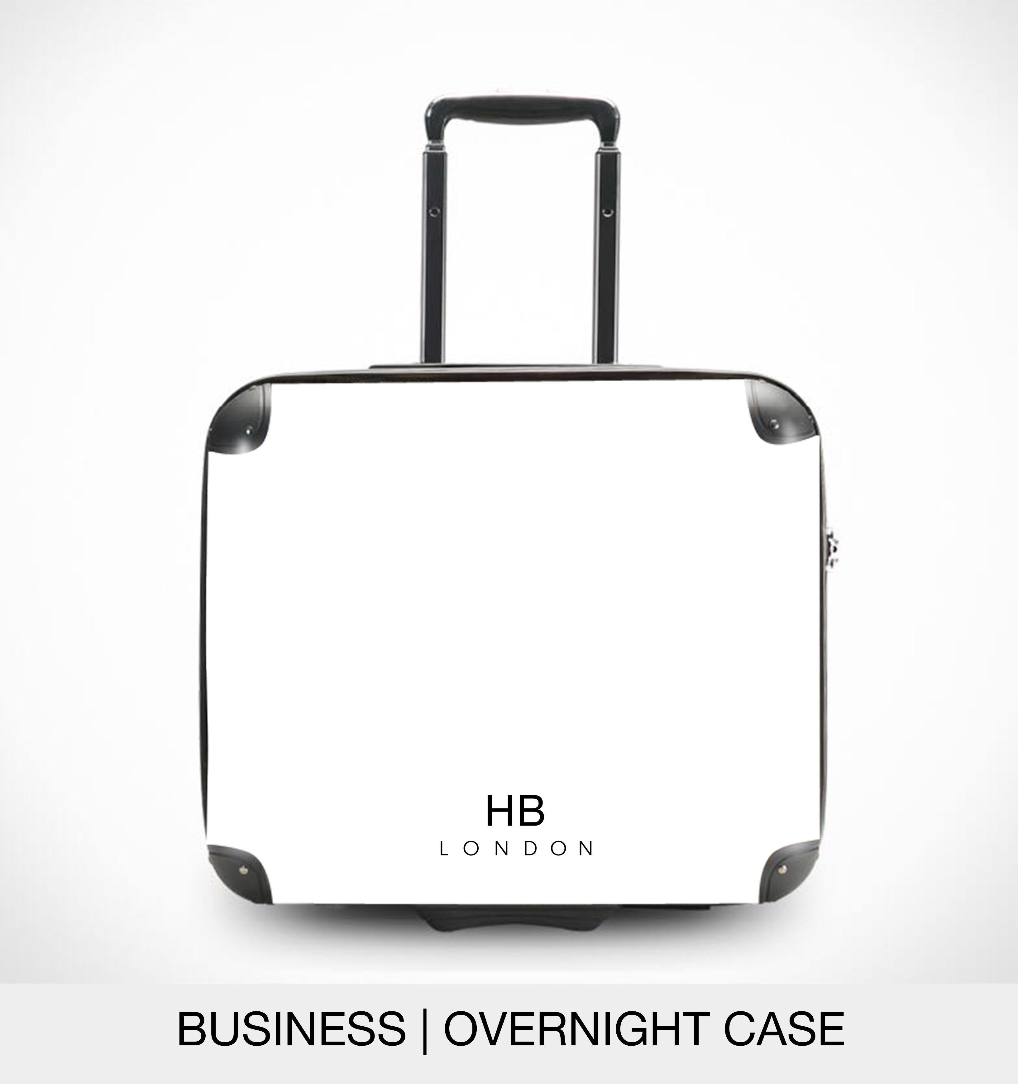 Personalised Black and Red Cracked Marble Initial Suitcase