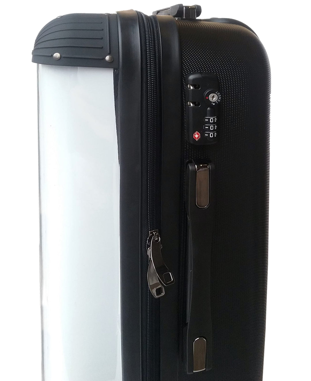 Personalised Purple Cracked Marble Initial Suitcase