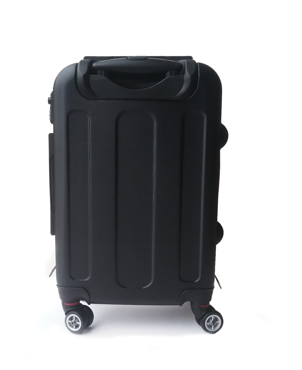 Personalised Black Marble with Gold Font Initial Suitcase